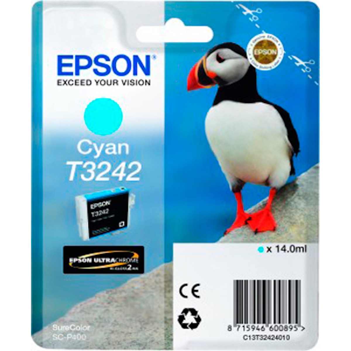Epson T3242 cyan Tinte