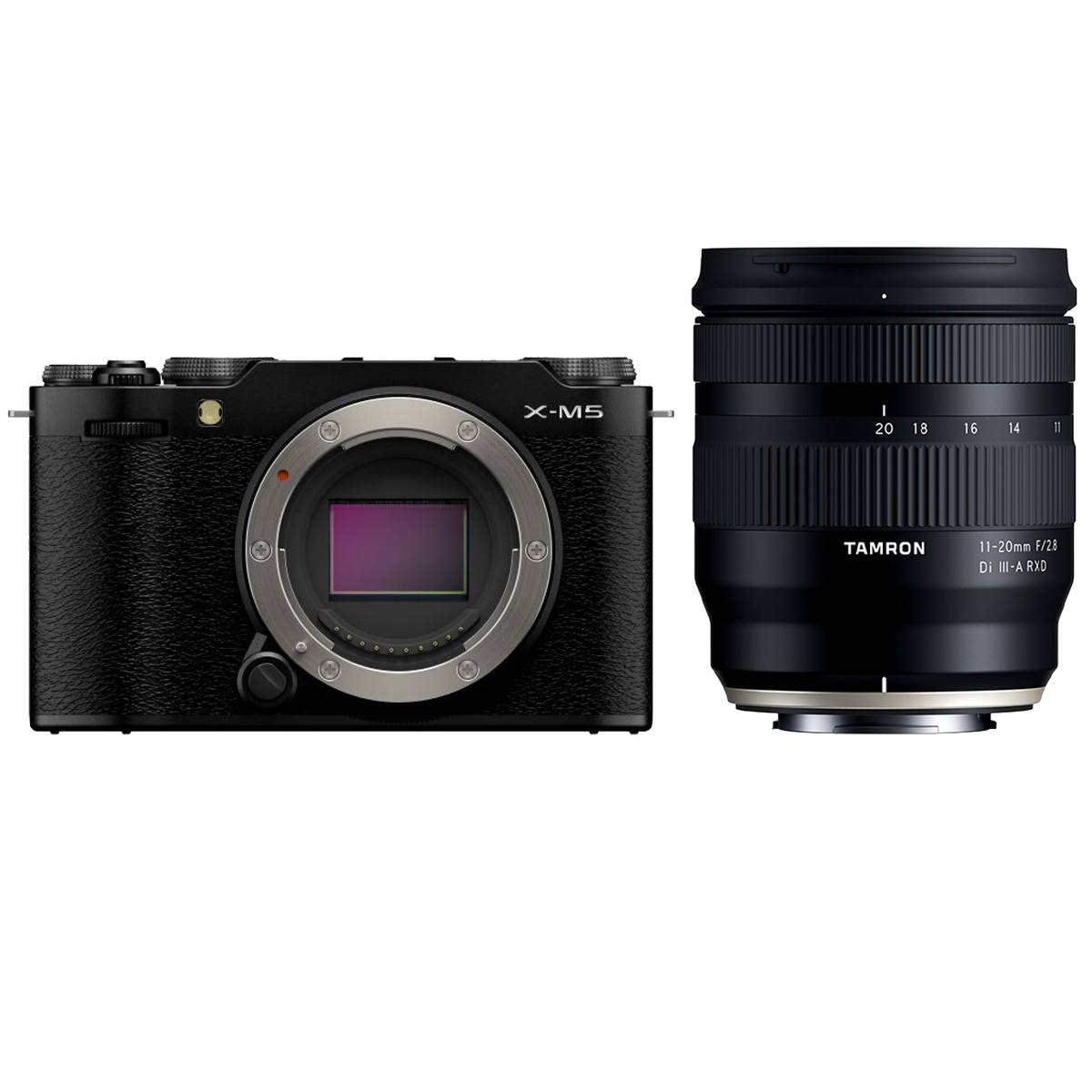 Fujifilm X-M5 Schwarz + Tamron 11-20 mm 1:2,8 Di III-A RXD Fuji X