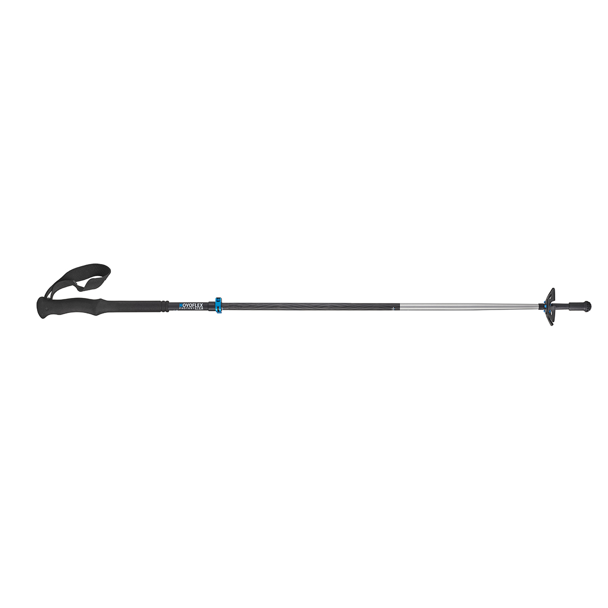 Novoflex QuadroLeg Falt-Wanderstock, Carbon - 1/4" - Set bestehend aus 2 Stöcken Novoflex QuadroLeg Falt-Wanderstock, Carbon - 1/4" - Set bestehend aus 2 Stöcken