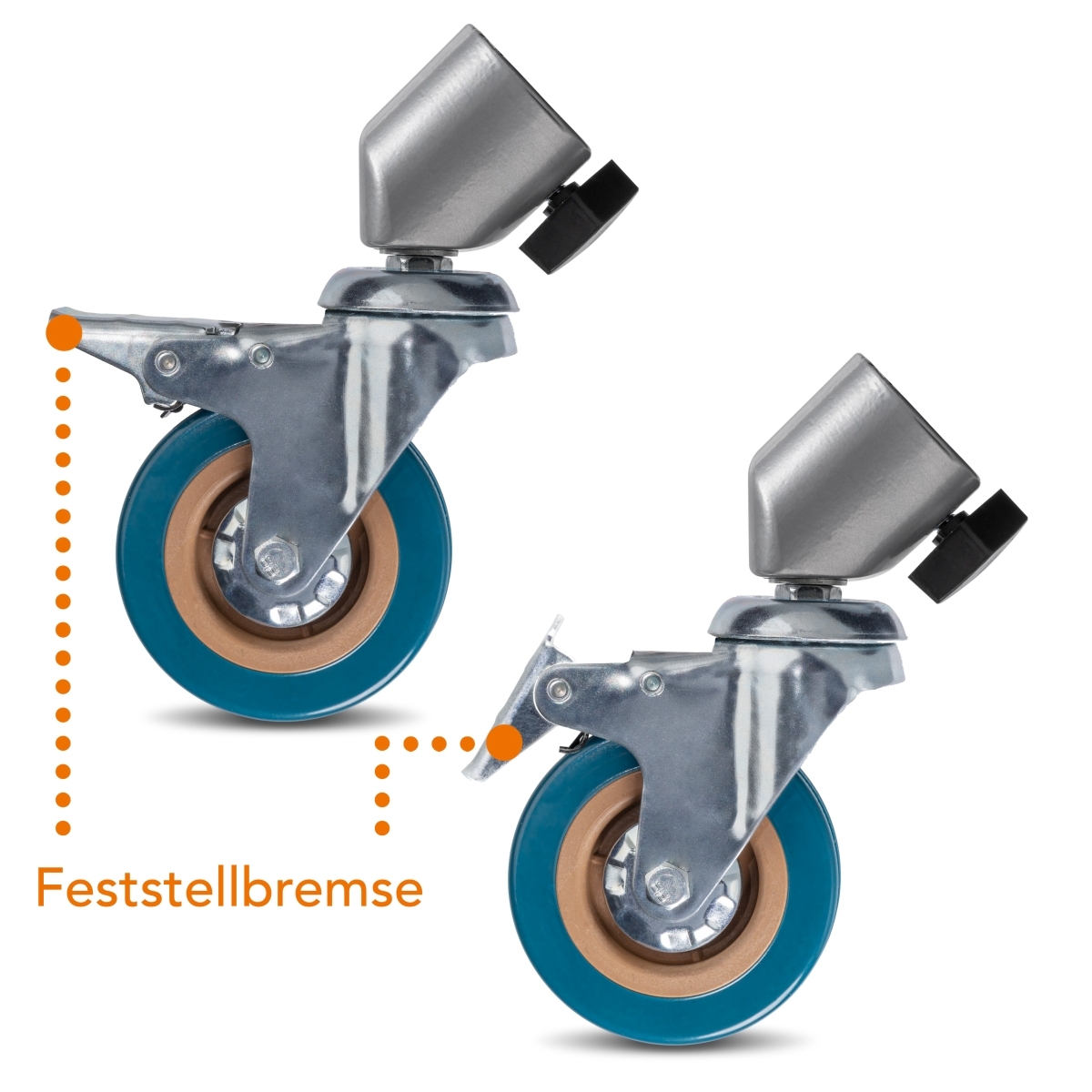 Walimex Pro Stativrollen Pro 7525 3er-Set