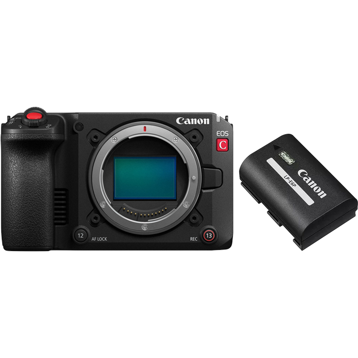 Canon EOS C50 + Canon LP-E6P Akku