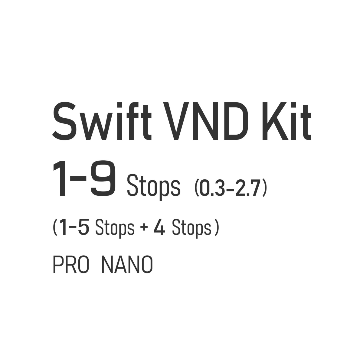 Nisi 82 mm Swift V-ND Kit