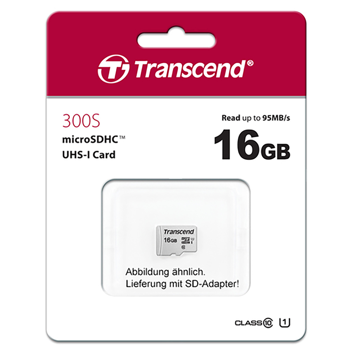 Transcend 16 GB microSDHC-Karte 20MB/S