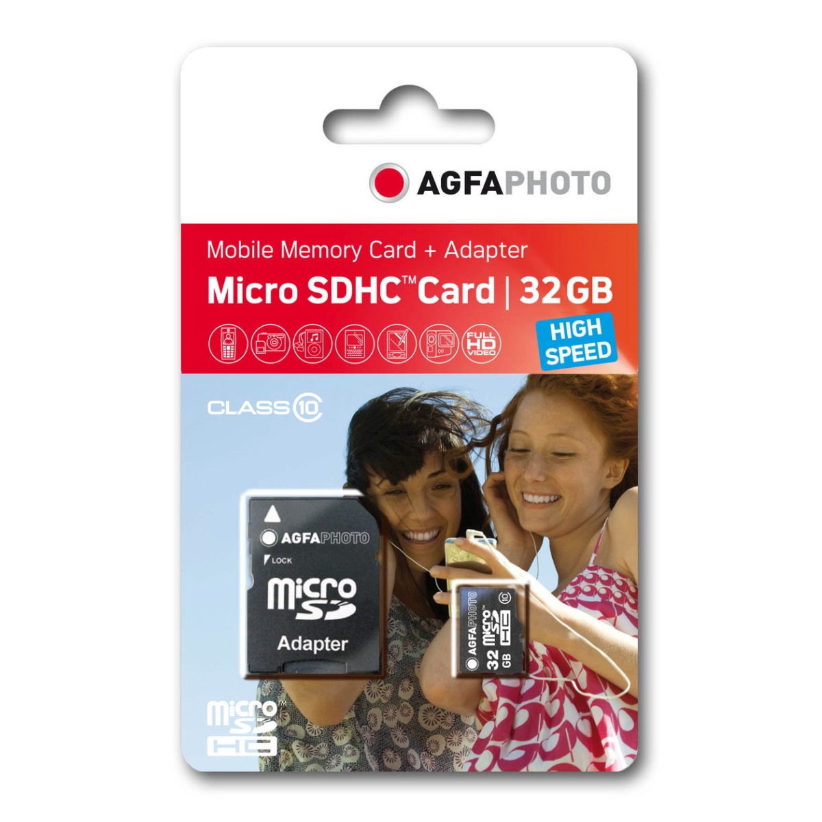 AgfaPhoto 32 GB Micro SDHC-Karte Class 10