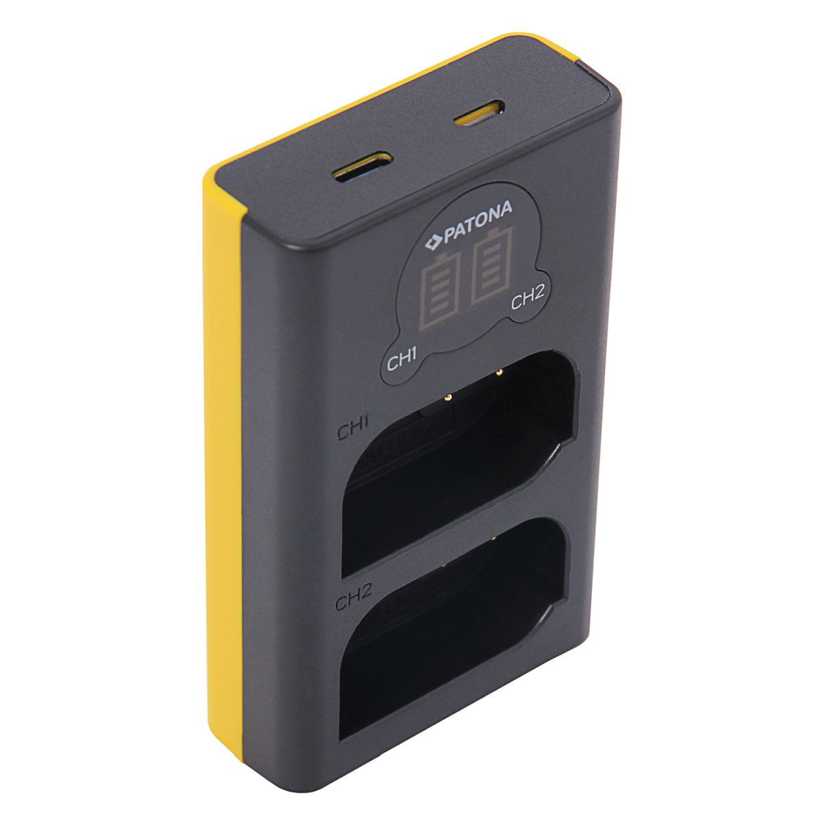 Patona Dual LCD USB Ladegerät Panasonic DMW-BLK22