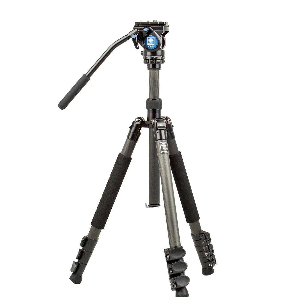 SIRUI ET-1204 Easy Traveler - Carbon Dreibeinstativ mit Videokopf VA-5