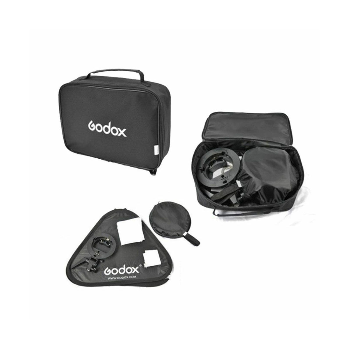 Godox S-type Bracket Bowens + Softbox 60x60cm + Grid