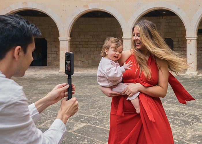 Insta360 X5 360° Actionkamera für Familienvideos und Alltagsmomente