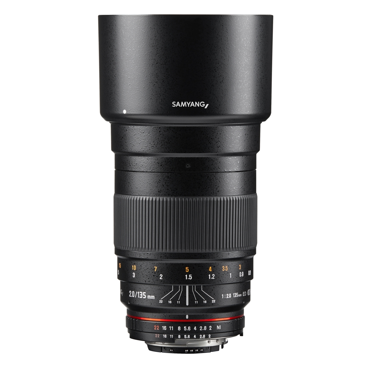 Samyang MF 135 mm 1:2,0 für Nikon F