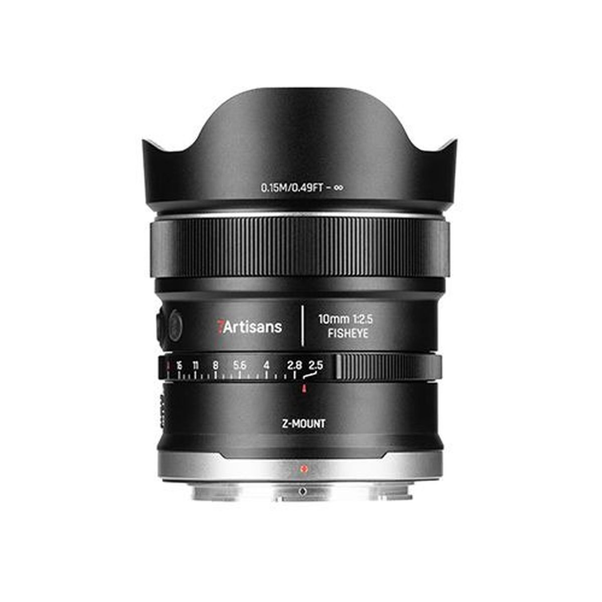 7Artisans 10 mm 1:2,5 AF MAX Fisheye Nikon Z