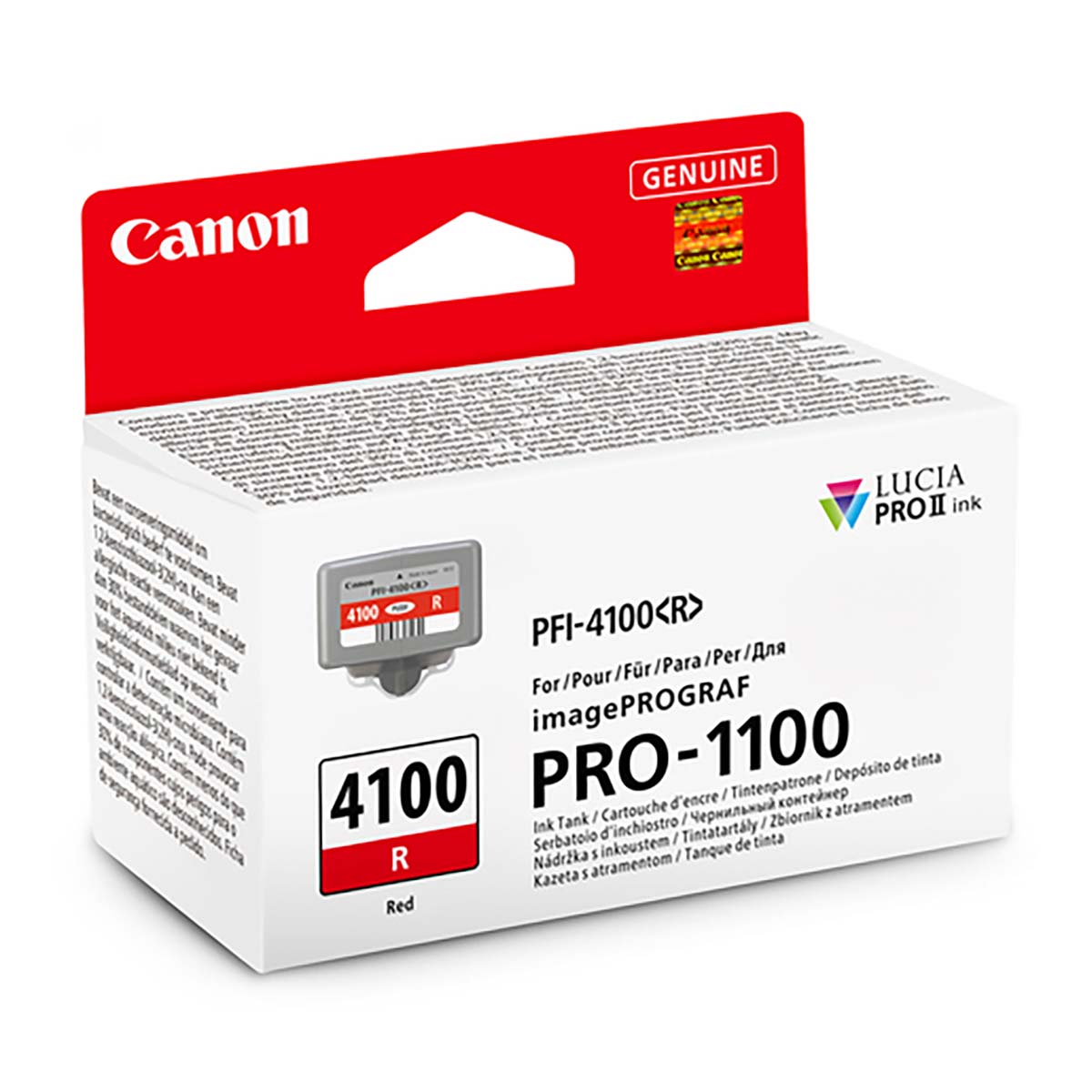 Canon PFI-4100R Rot Tinte  Canon PFI-4100R Rot Tinte