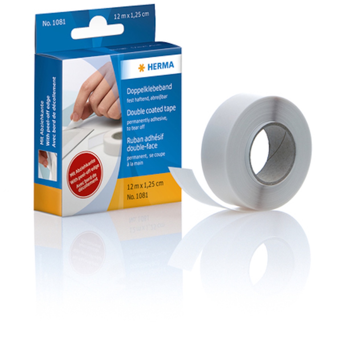 Herma Doppelklebeband 12m langes Endlosband