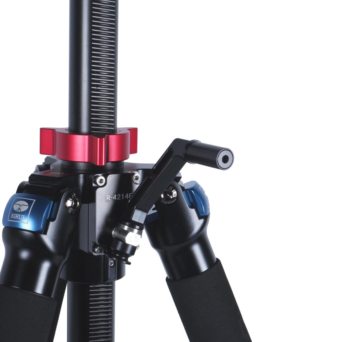 SIRUI R-4214E Reporter E - Dreibeinstativ 178 cm mit verzahnter Mittelsule Carbon ? RE-Serie