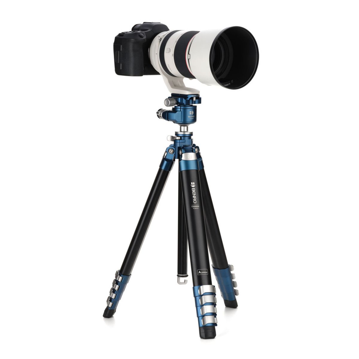 Benro CyanBird AL 2 Series 5-Sektionen Stativ mit G36PT Kugelkopf Anwendungsansicht 