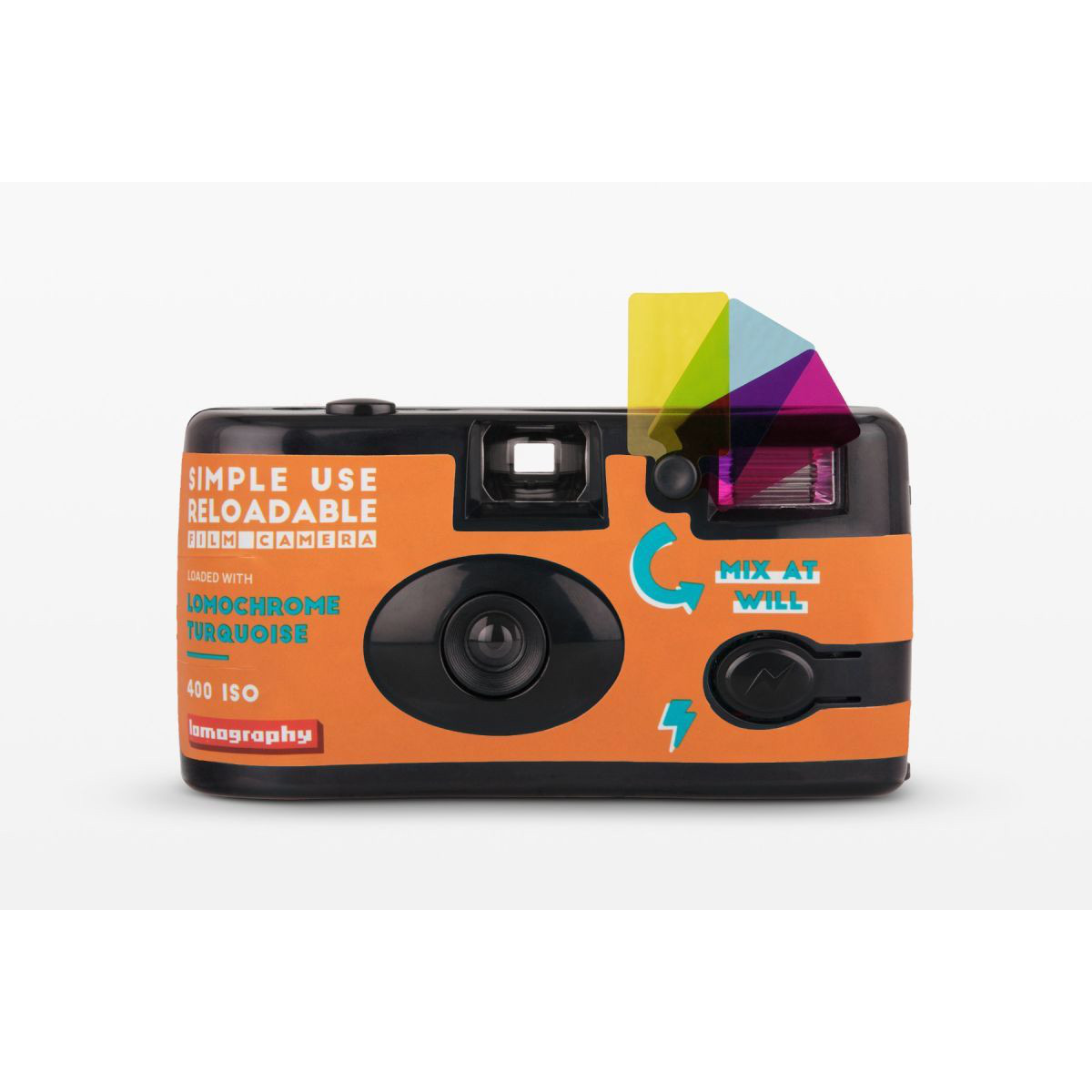 Lomography Simple Use Reloadable Filmkamera LomoChrome Turquoise