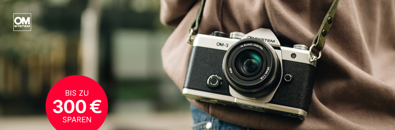 OM System Rabatt: Bis zu 300 € Sofortrabatt sichern