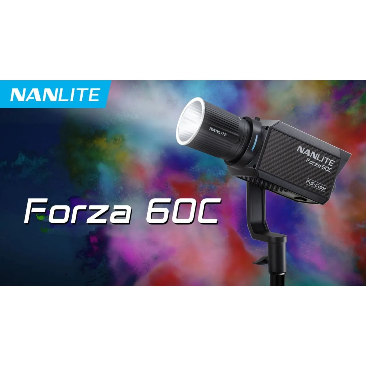 Nanlite FORZA 60C RGBLAC-LED Reportage und Studio-Scheinwerfer