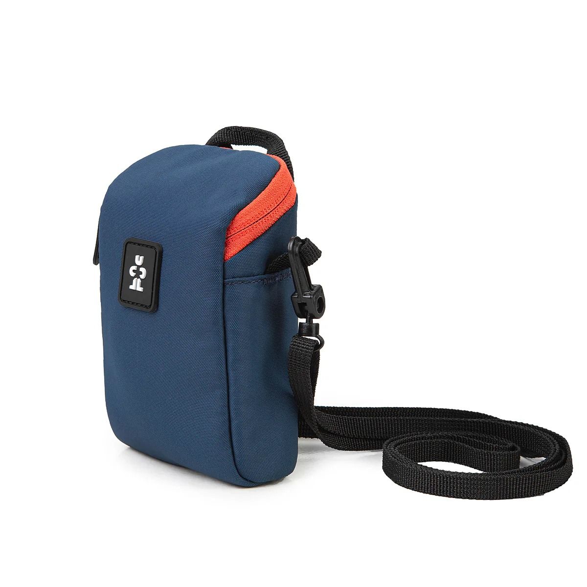 Crumpler Track Shot Camera Pouch 100 Navy Seitenansicht mit Gurt