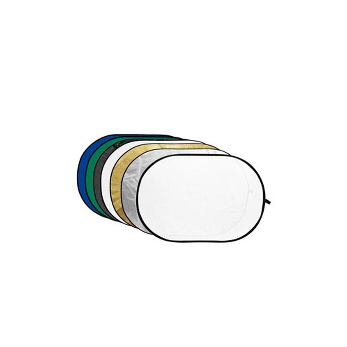 Godox 7-in-1 Gold, Silber, Schwarz, Weiß, Transparent, Blau, Grün Reflektorscheibe - 120x180cm