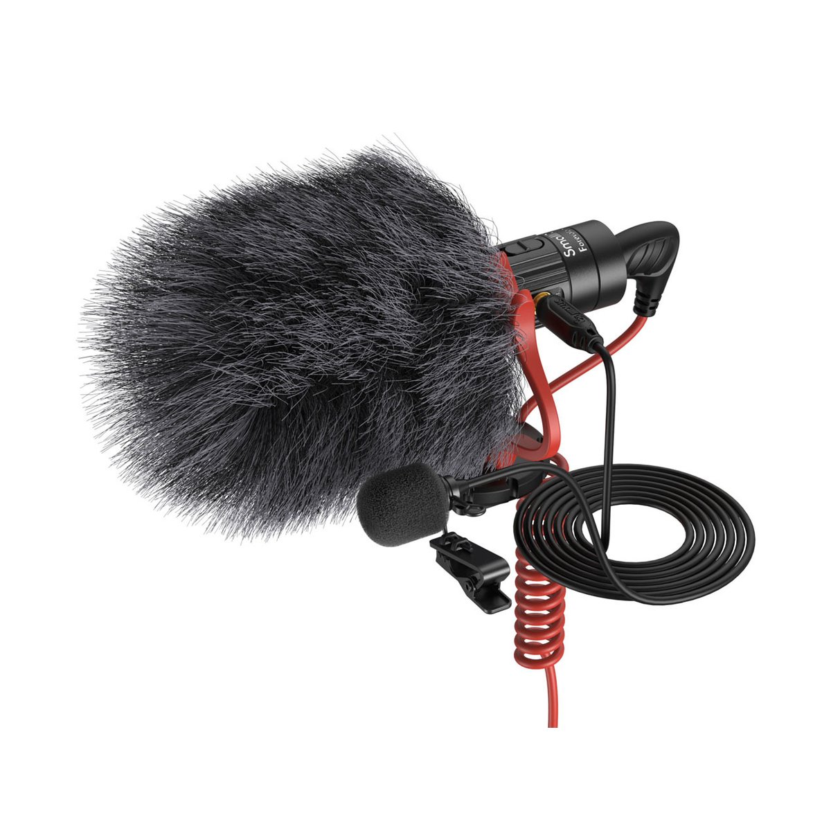 SmallRig 3468 Forevala S20 Mikrofon für Kamera - Lieferumfang: Mikrofon-Set mit Shotgun-Mikrofon, Fellwindschutz, Lavaliermikrofon und Kabeln.