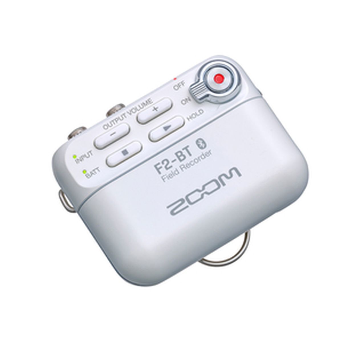 Zoom F2-BT White Field Recorder Bluetooth und Lavalier Mikrofon