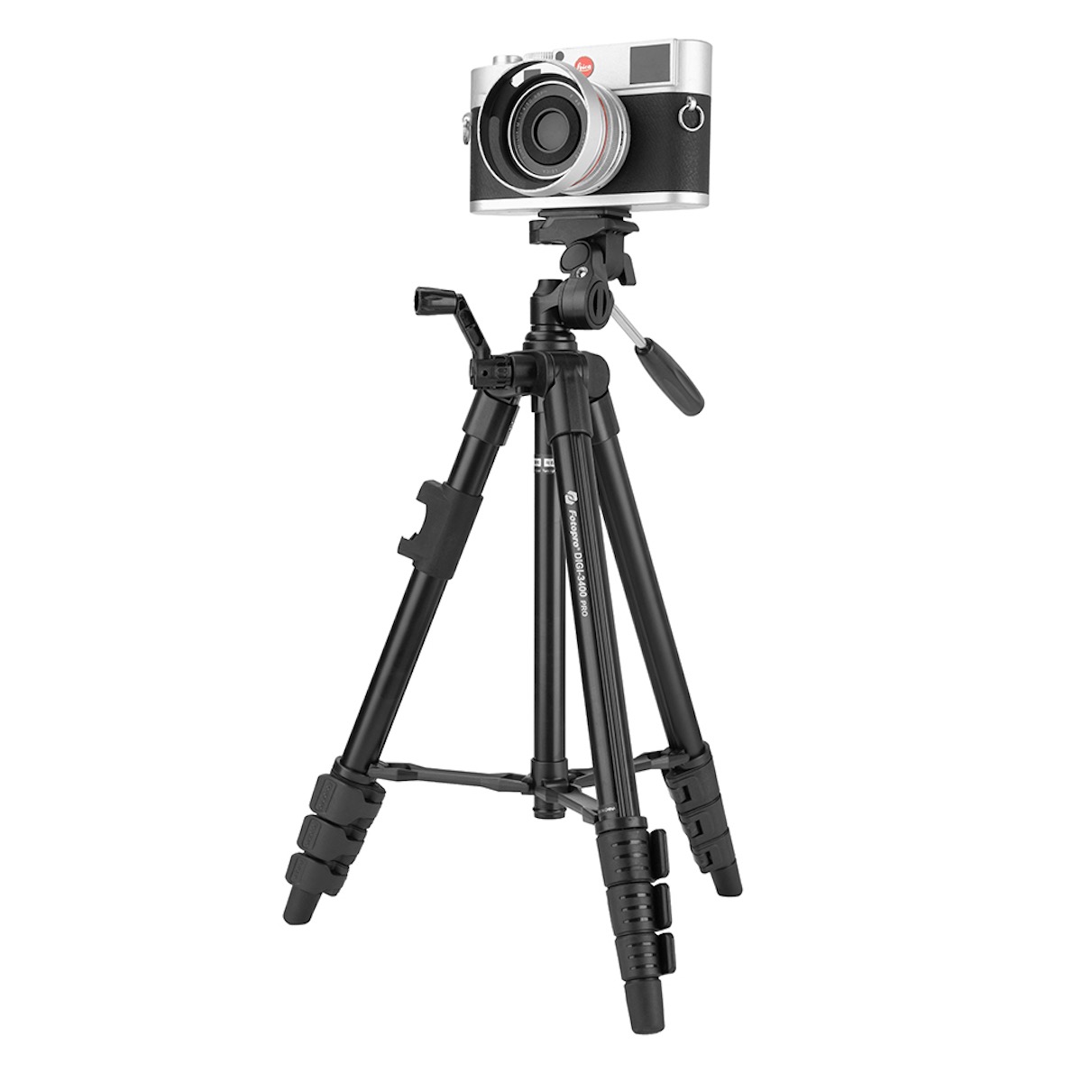 Fotopro Digi 3400 Pro-Stativ mit GoPro / Handy Halterung / Bluetooth-Fernbedienung