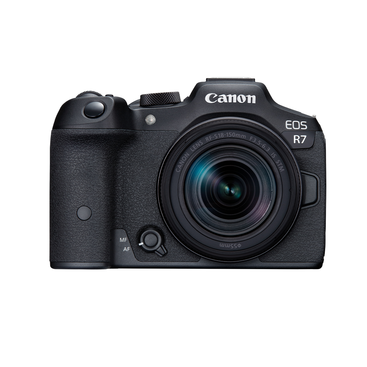 Canon EOS R 7 mit 18-150 mm IS STM + Adapter