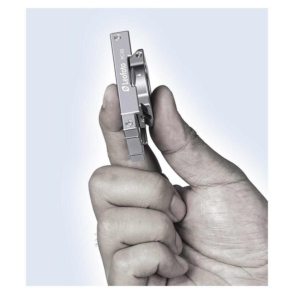 Leofoto Smartphonehalterung PC-60 silber Leofoto Smartphonehalterung PC-60 silber