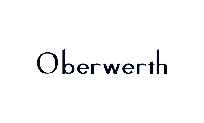 Oberwerth Ledertaschen Oberwerth Logo auf weißem Hintergrund