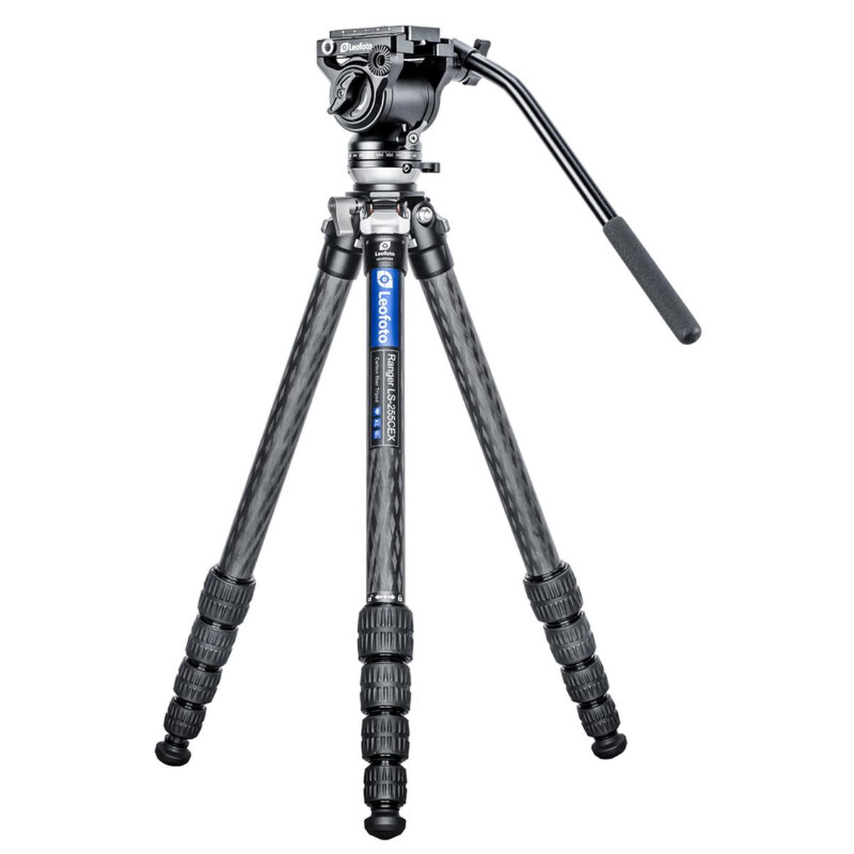 Leofoto Carbon-Dreibeinstativ LS-255CEX Ranger mit Nivelliereinrichtung + Videoneiger BV-5 Leofoto Carbon-Dreibeinstativ LS-255CEX Ranger mit Nivelliereinrichtung + Videoneiger BV-5