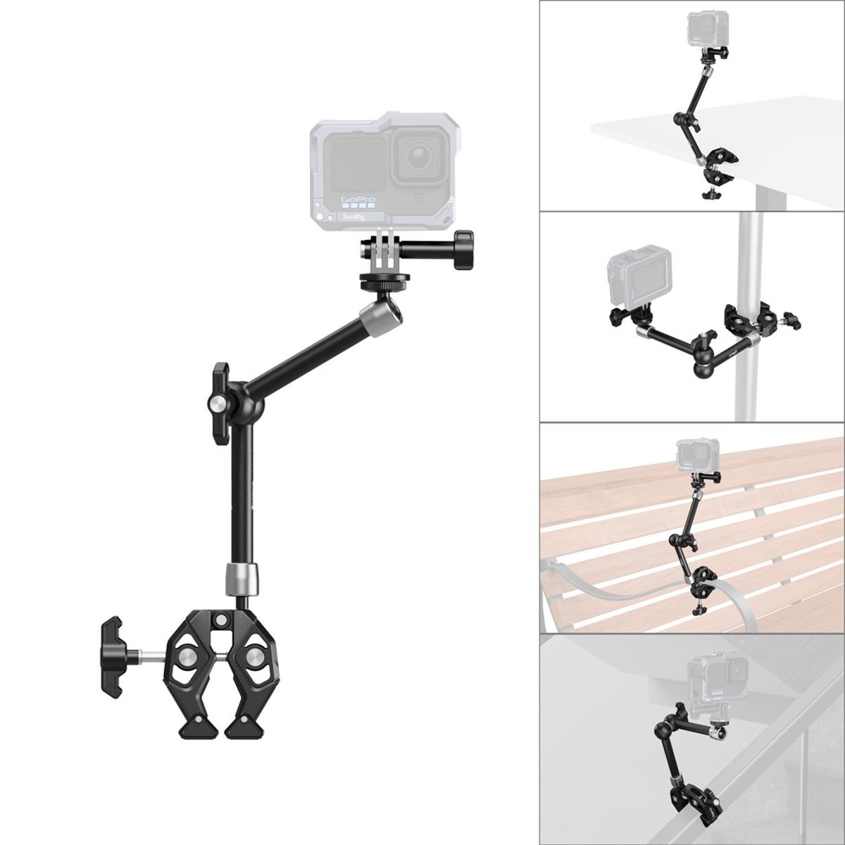 SmallRig 4454 Crab-Shaped Clamp with Magic Arm