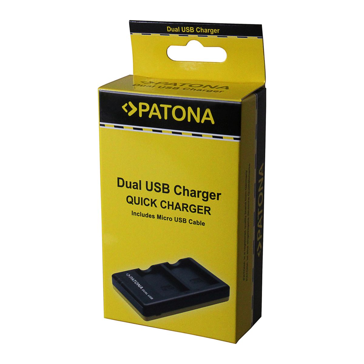 Patona Dual USB Schnell-Ladegerät Nikon EN-EL 3E