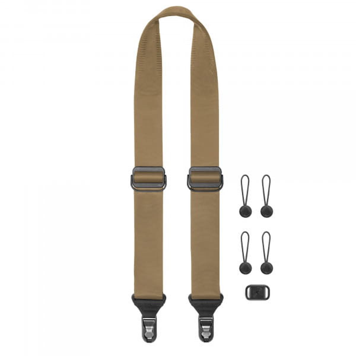 Peak Design Slide Coyote (Braun/Beige) - Kameragurt für mittlere und große DSLR-Kameras Peak Design Slide Coyote (Braun/Beige) - Kameragurt für mittlere und große DSLR-Kameras