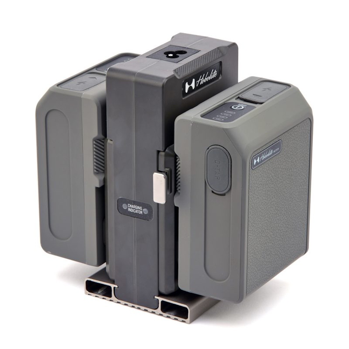 Hobolite Dual V-Mount Ladegerät mit 2x 95W V-Mount Akkupacks