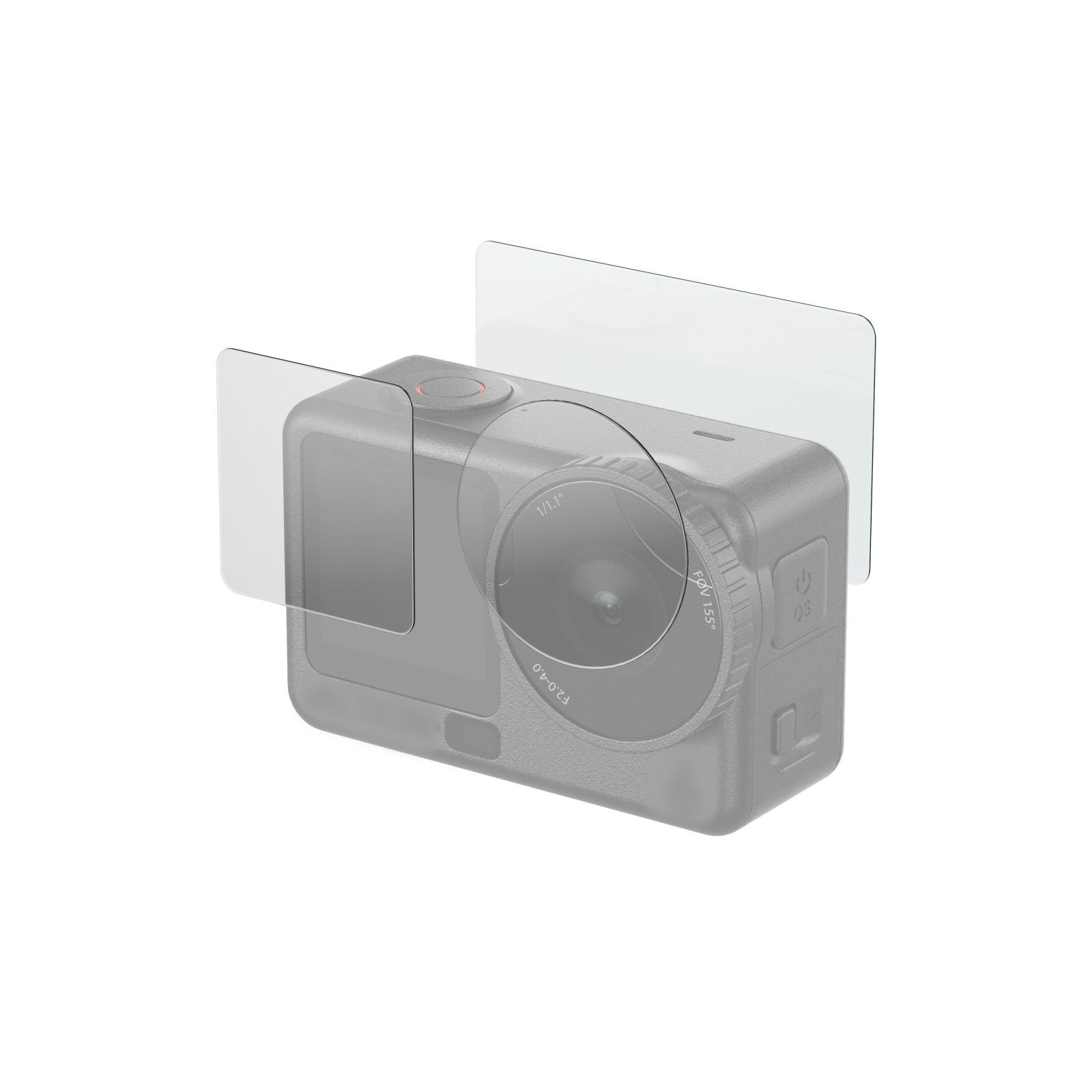 SmallRig 5892 Tempered Glass Screen Protector Kit für DJI Osmo Action 6