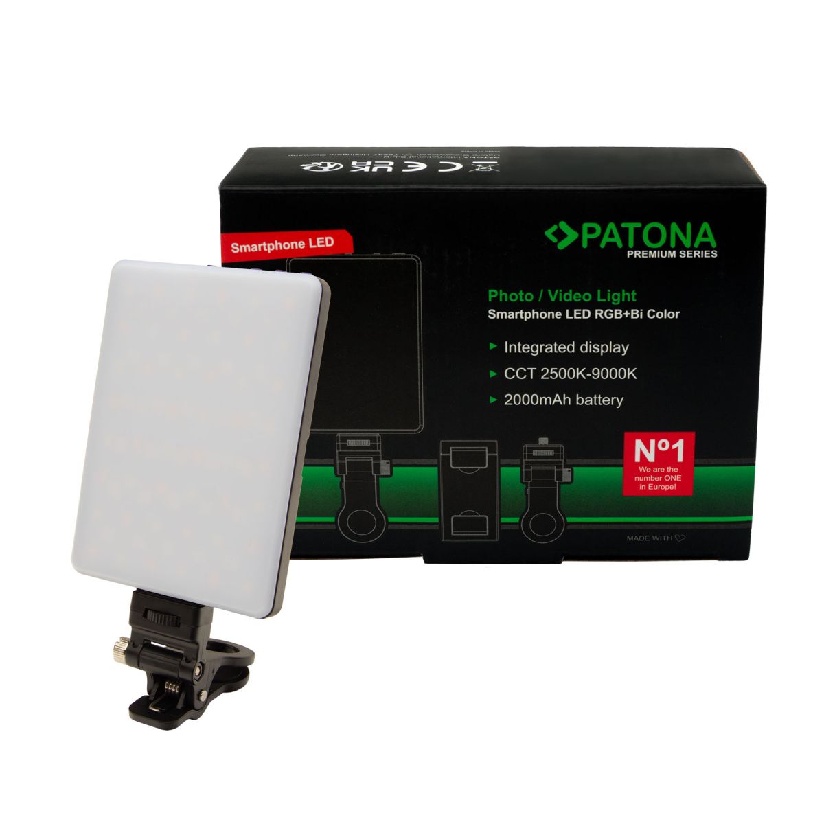 PATONA Premium Smartphone RGB/Bi Color Licht PATONA Premium Smartphone RGB/Bi Color Licht