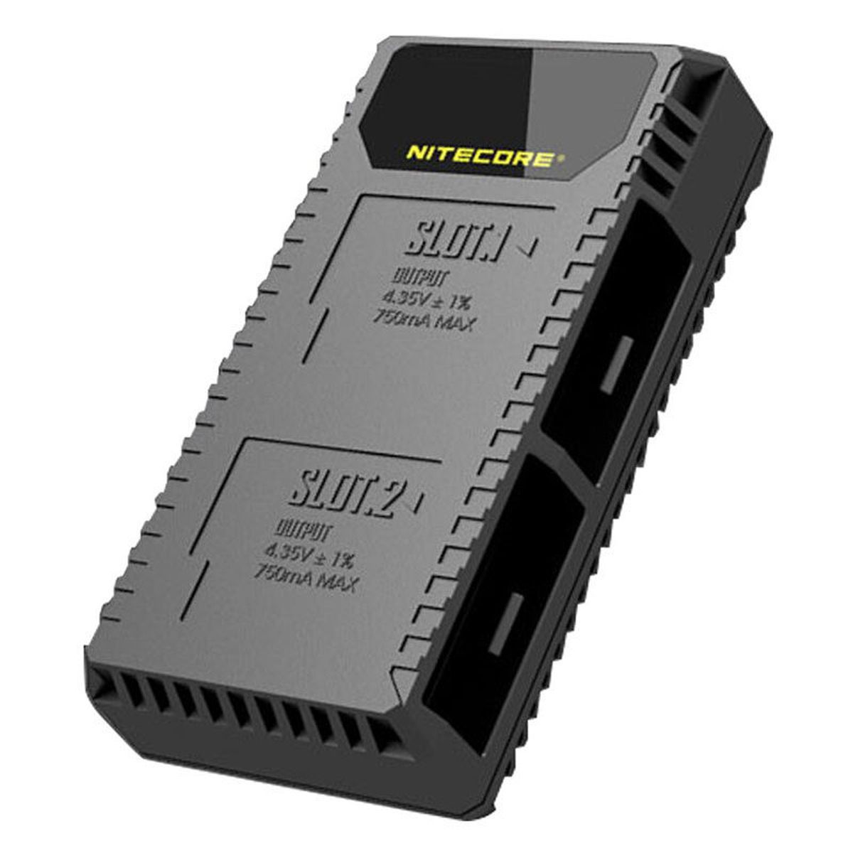 Nitecore UGP5 Doppel-Ladegerät für GoPro Hero5/Hero6/Hero7 Akku + Anzeige + USB