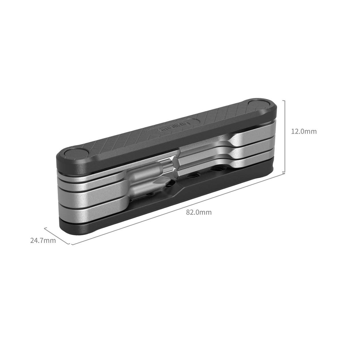SmallRig 4681 Black, faltbares Multi-Tool Kit - Multifunktionswerkzeug mit Abmessungsangaben