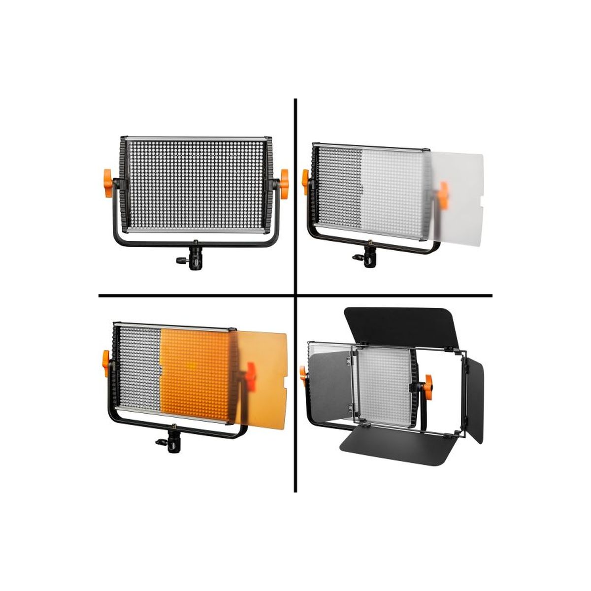 Walimex pro LED Niova 900 Plus Daylight 54W Set mit WT-806 Stativ