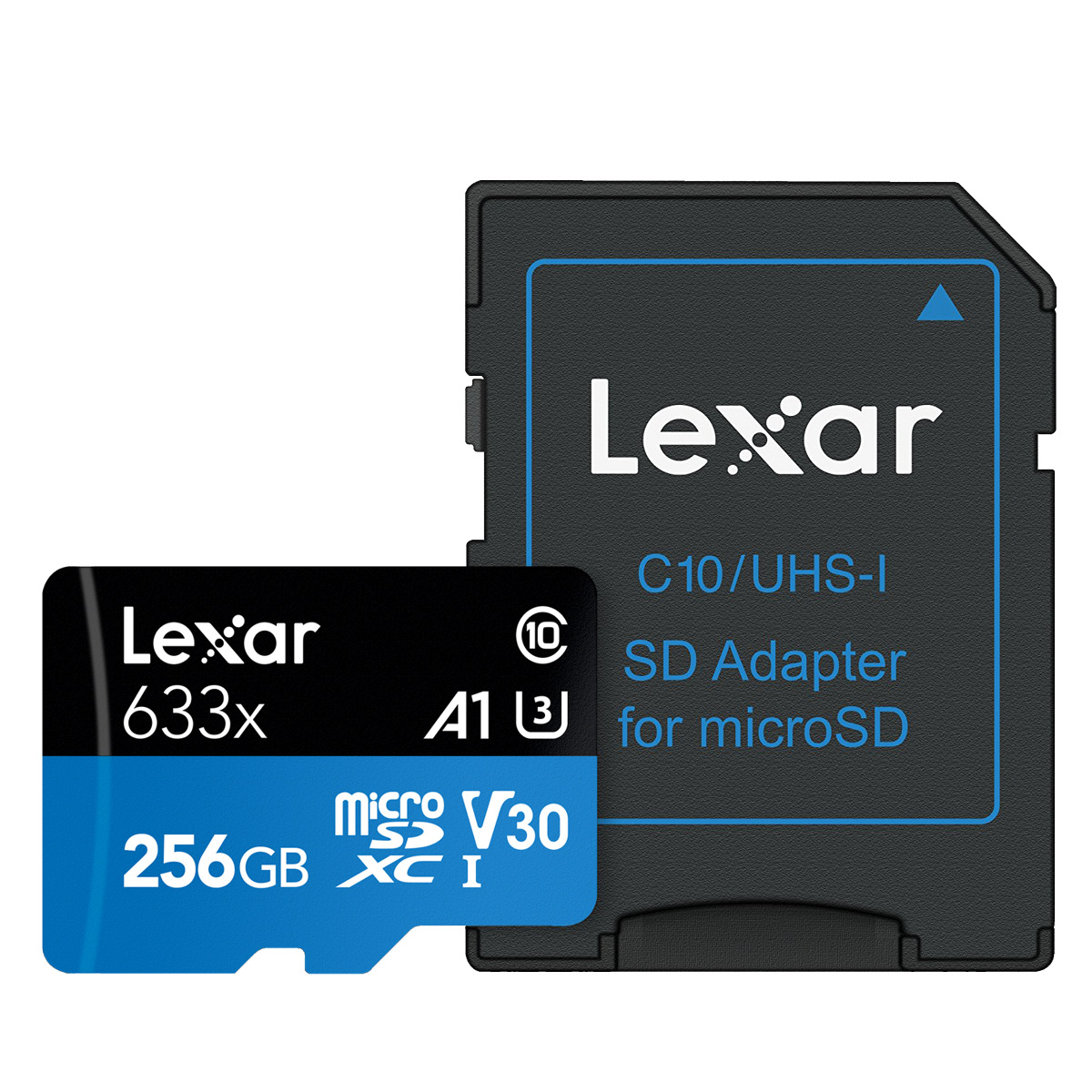 Lexar 256 GB Micro SDXC Blue 633x