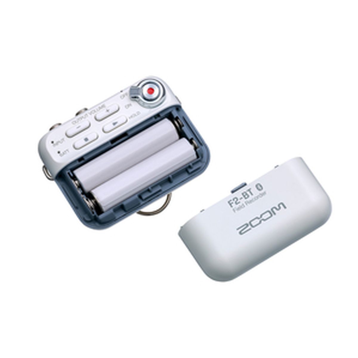 Zoom F2-BT White Field Recorder Bluetooth und Lavalier Mikrofon