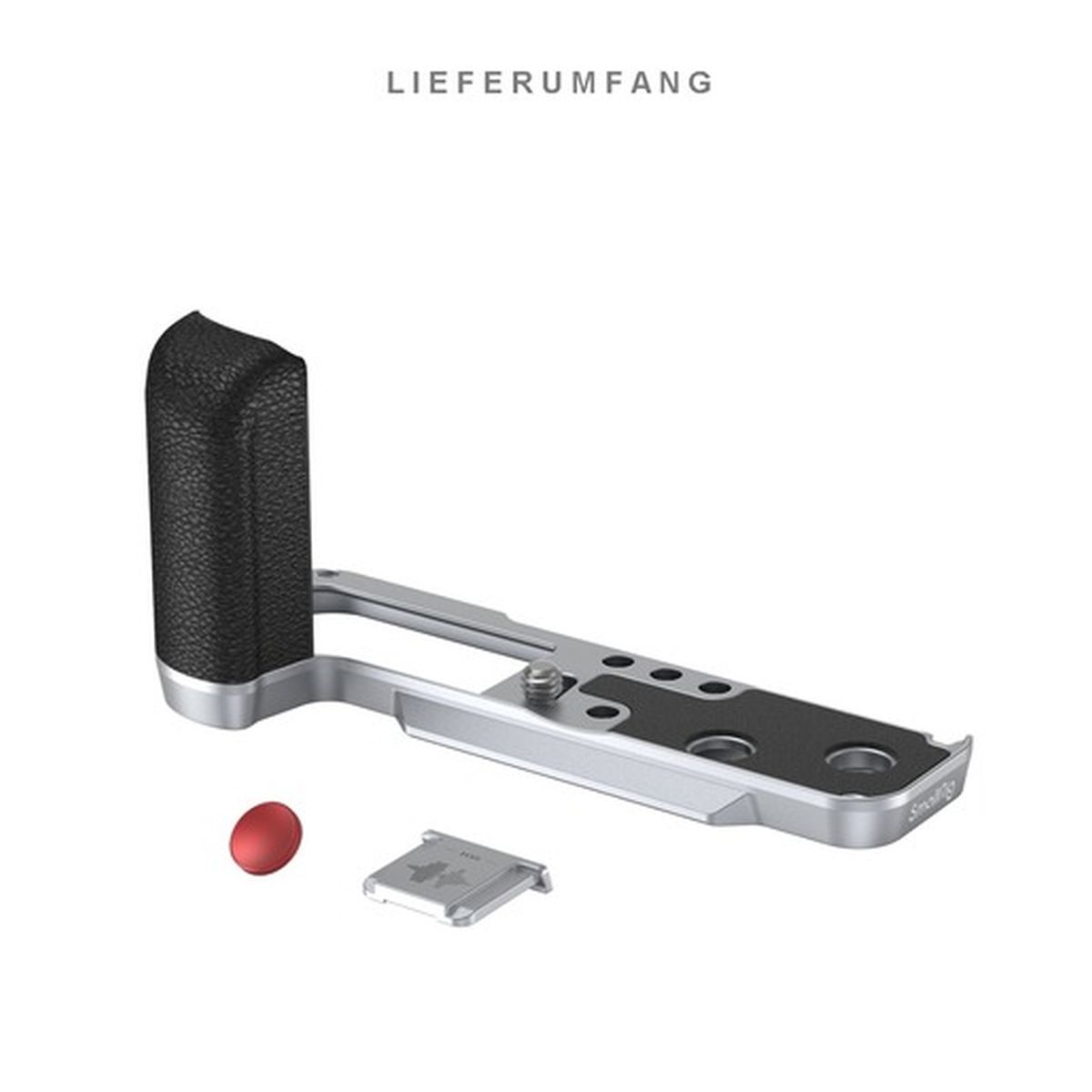 SmallRig 4555B L-Shape Griff für Fujifilm X100VI / X100V Silber