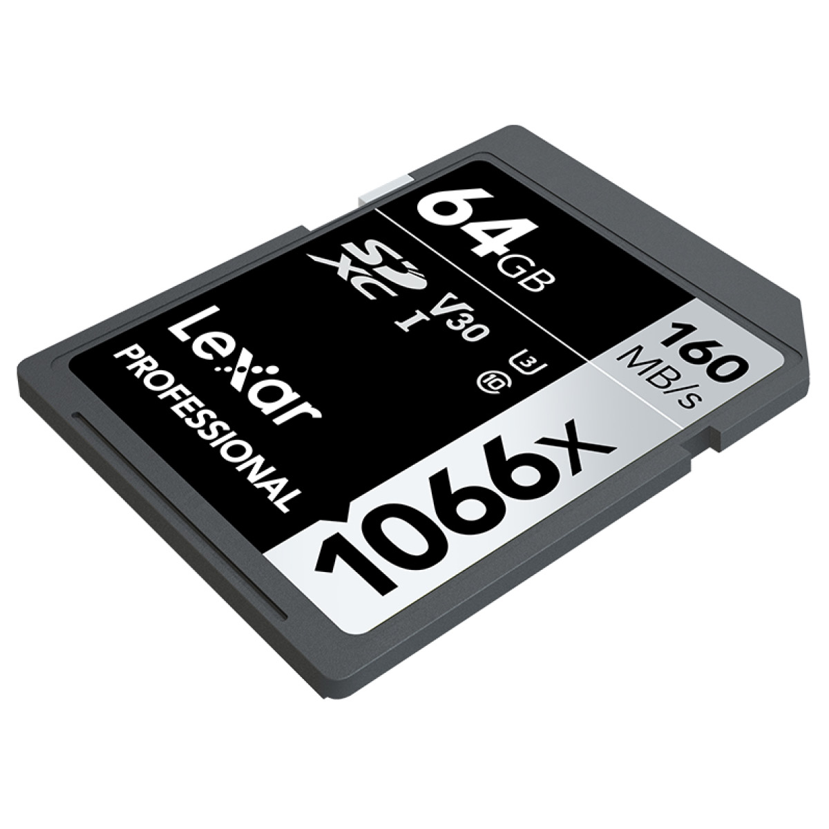 Lexar 64 GB SD 1066x V30 Pro Silver