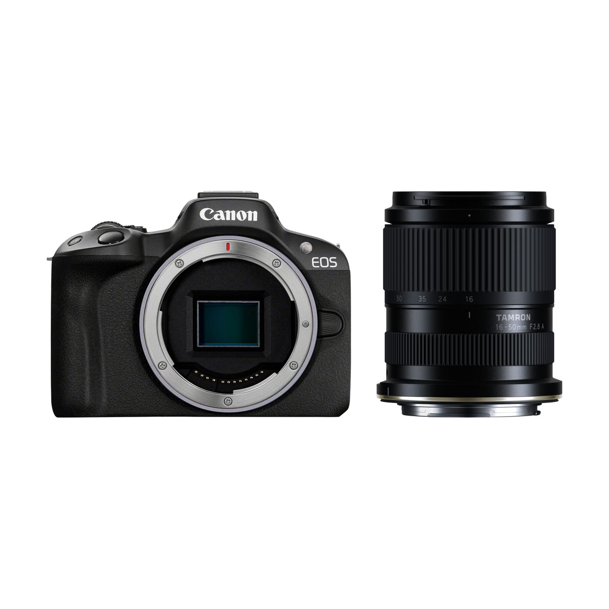 Canon EOS R50 + Tamron 16-50 mm 1:2,8 A für Canon RF