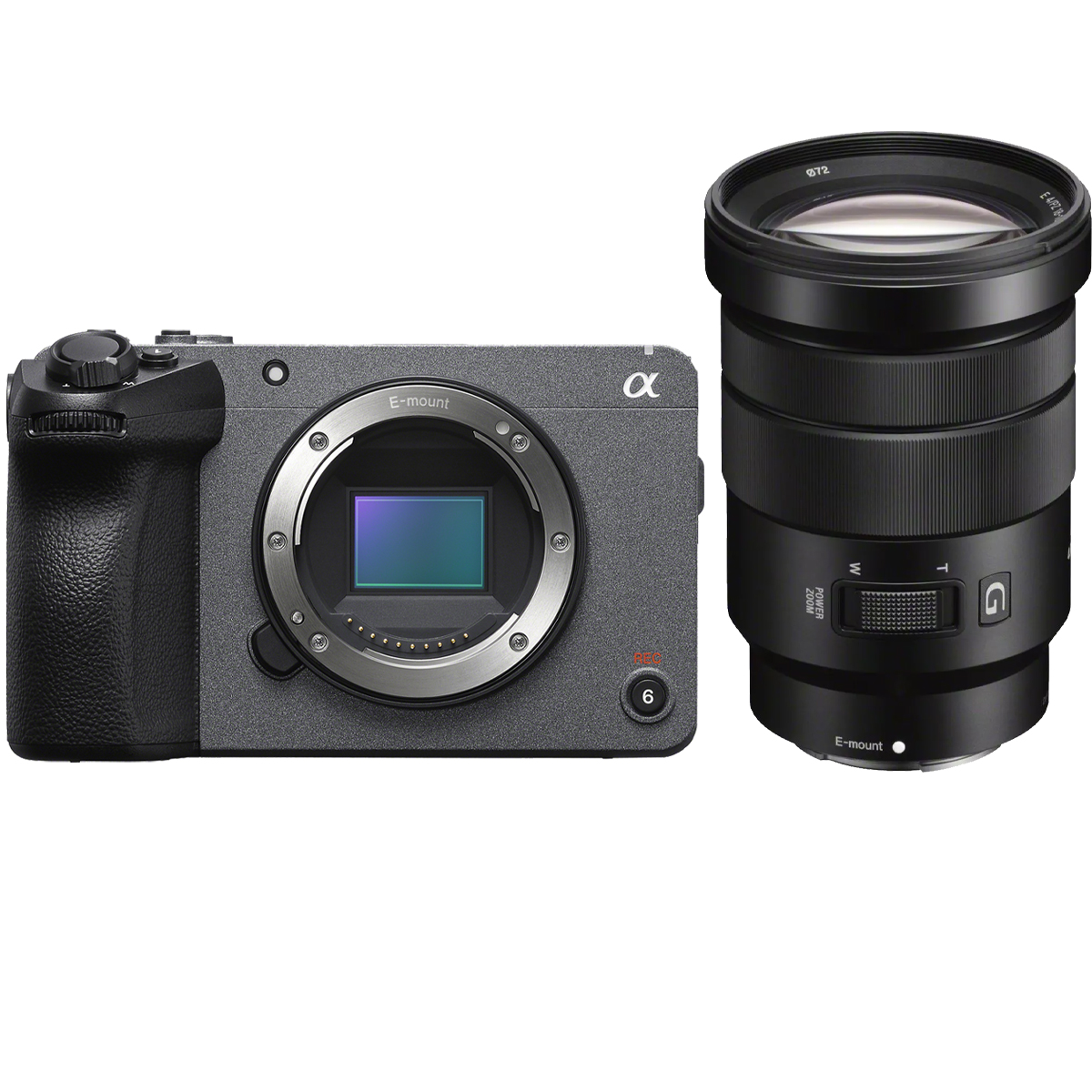 Sony FX30 + Sony 18-105 mm 1:4,0 PZ G OSS E-Mount Sony FX30 + Sony 18-105 mm 1:4,0 PZ G OSS E-Mount
