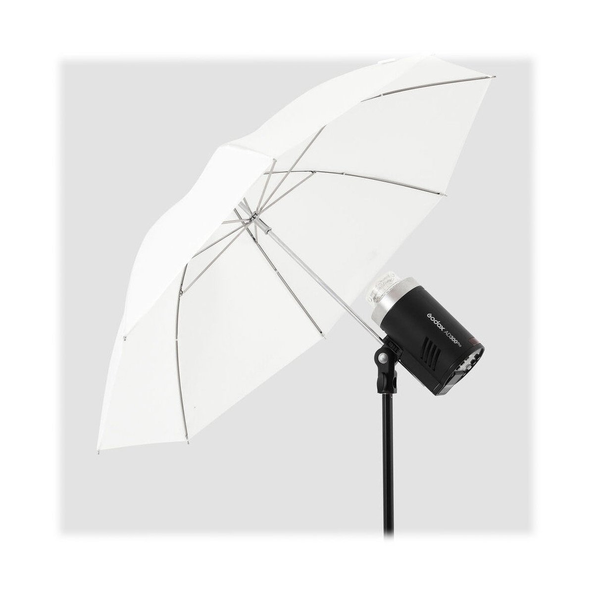Godox durchsichtiger Schirm 85cm für AD300 PRO (Länge 48CM)