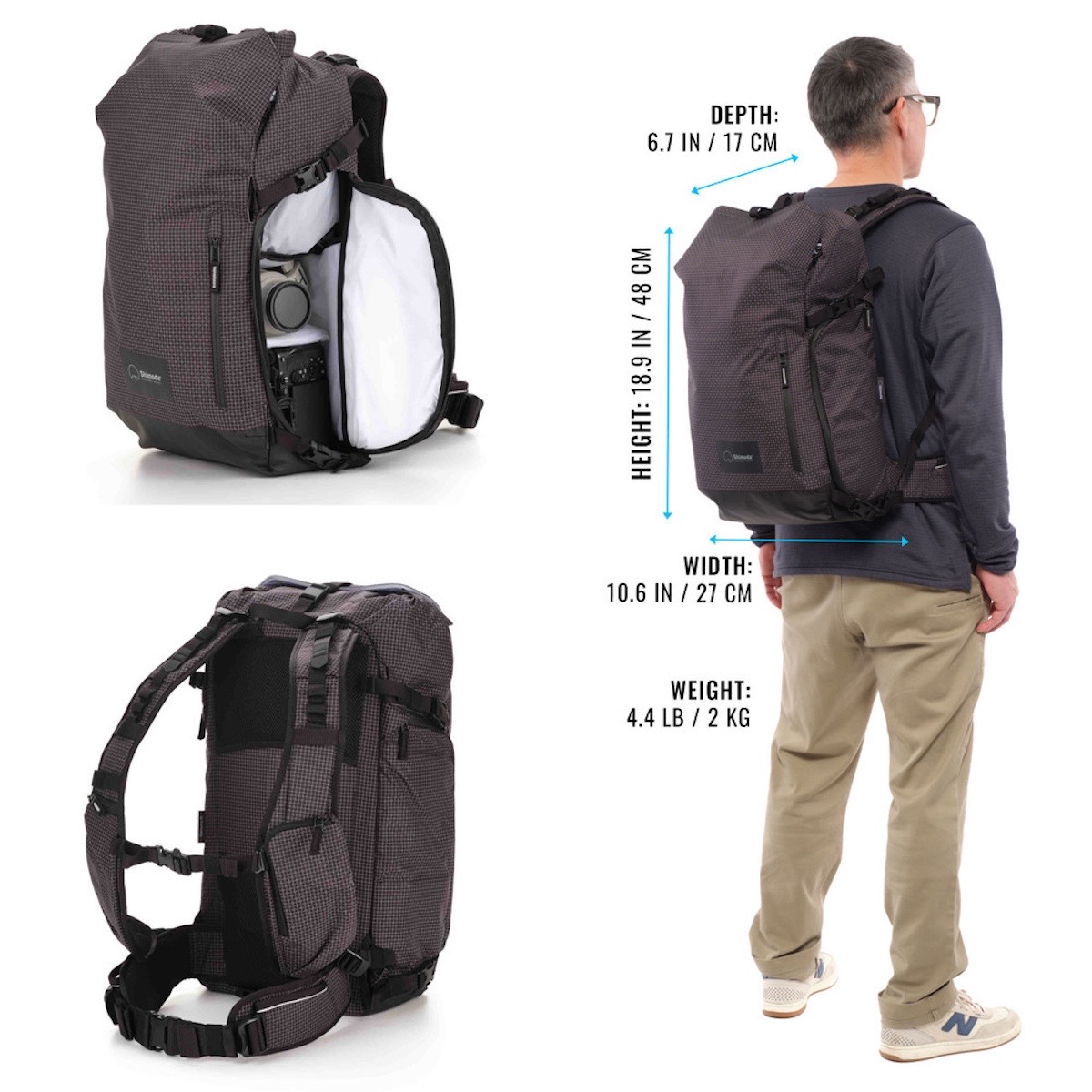 Shimoda Sidecountry 28 Starter Kit Rucksack - Schwarz/Weiß