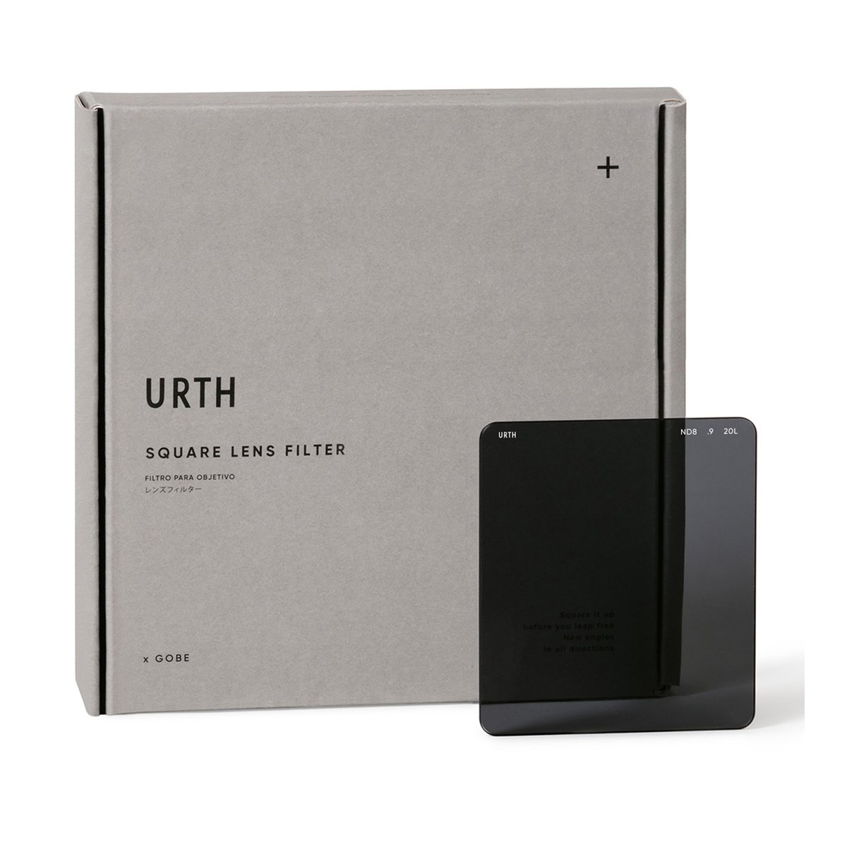 Urth 75 x 85mm ND8 (3 Stop) Filter (Plus+) - Lieferumfang: Urth ND8 Rechteckfilter und Verpackung Urth 75 x 85mm ND8 (3 Stop) Filter (Plus+) - Lieferumfang: Urth ND8 Rechteckfilter und Verpackung