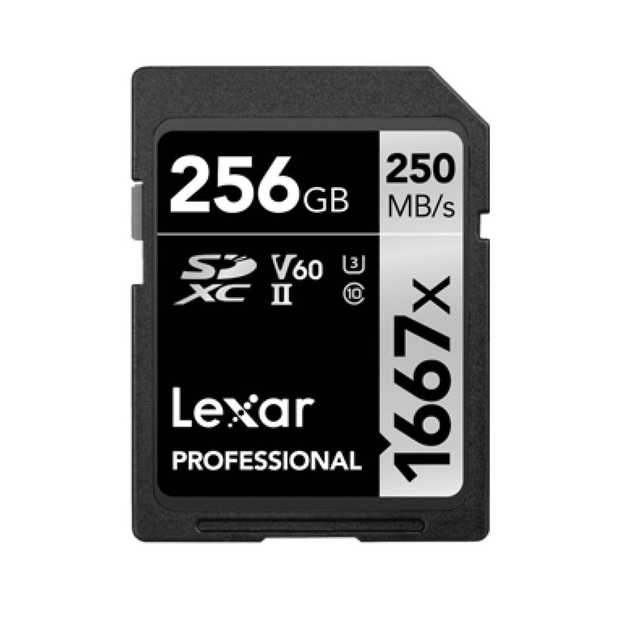 Lexar SDXC 256GB Pro Silver UHS-II 1667x