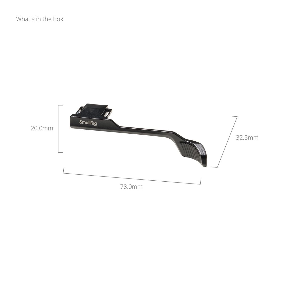 SmallRig 5702 Thumb Grip für Panasonic Lumix L10 Schwarz